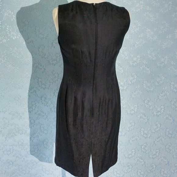 Vintage Silk Maggy London Little Black Dress - Picture 4 of 5